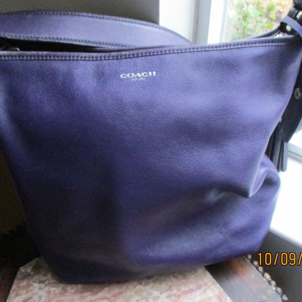 Coach Purple Hobo Bag